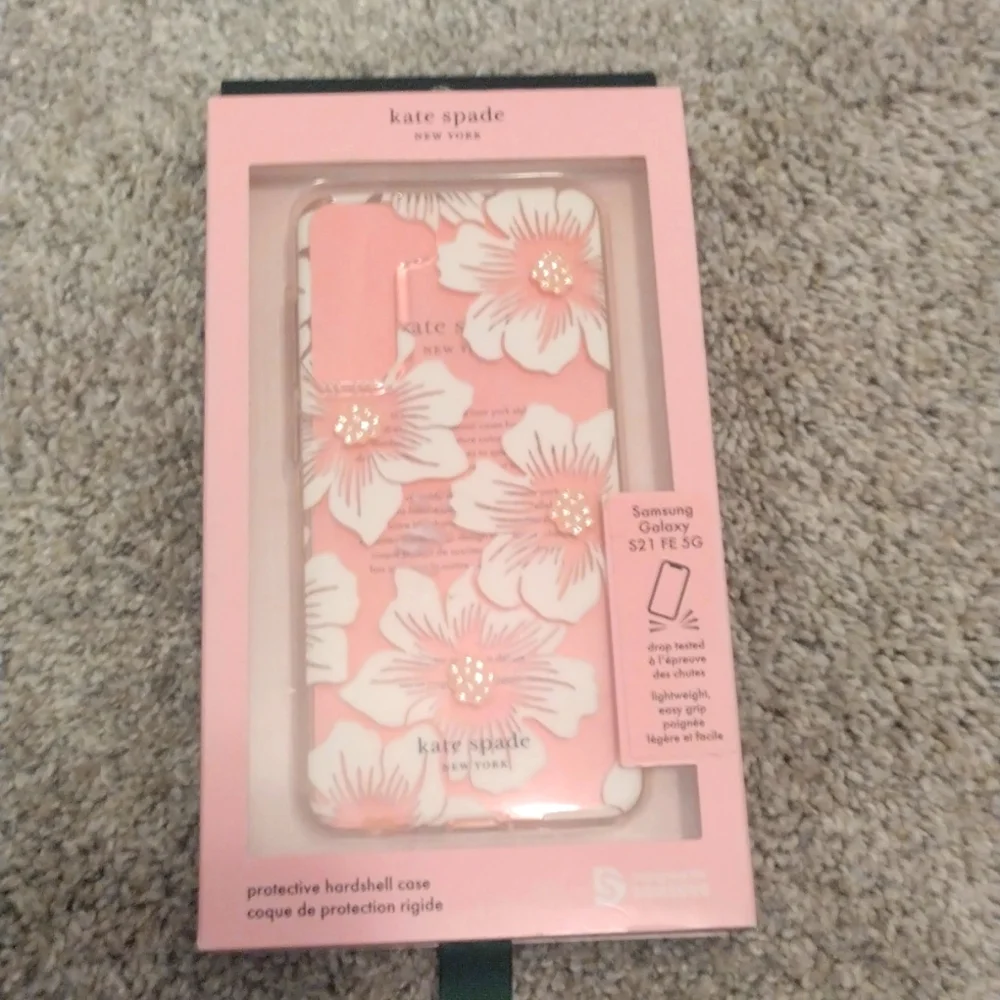 -Kate Spade S21 FE 5G hardshell phone case